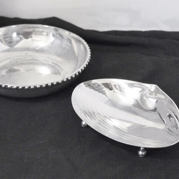 Vintage Sterling Silver Jewelry Trinket Dish Bowl - Picture 5 of 12